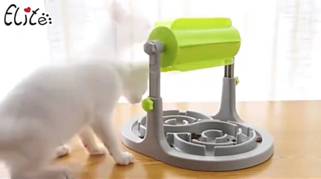 Adjustable Interactive Pet Slow Feeder Puzzle Bowl