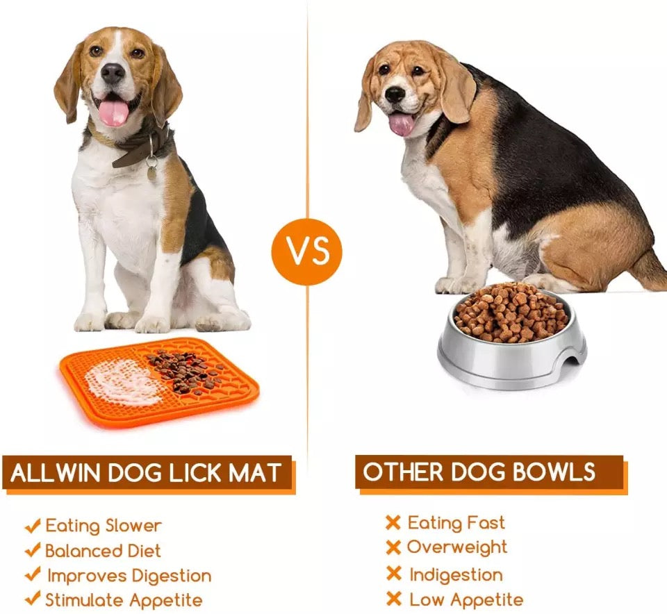 Silicone Slow-Feed Lick Mat – texture detail