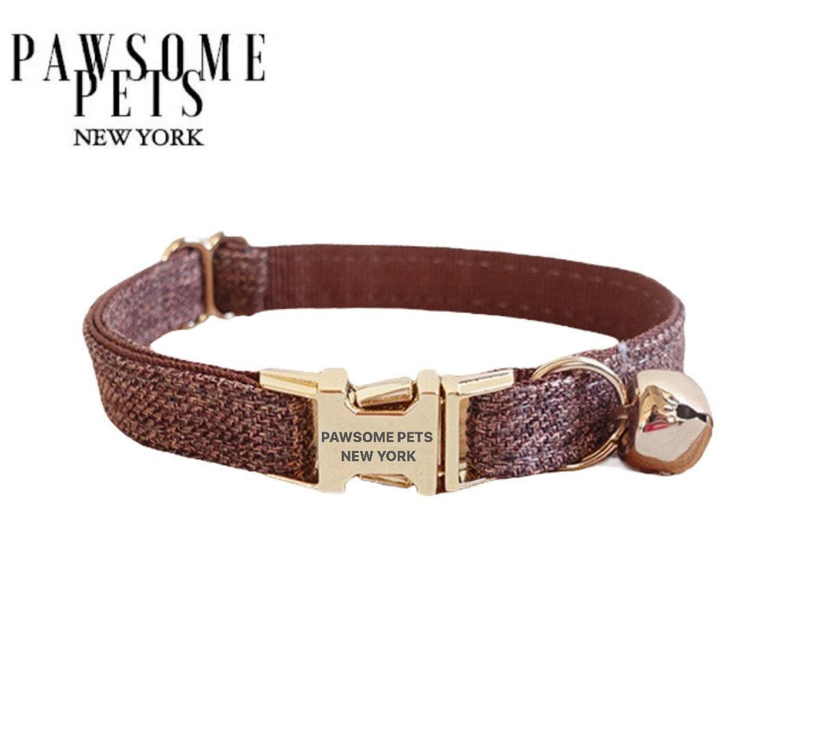 Small Adjustable Dog & Cat Collar – RUSTIC