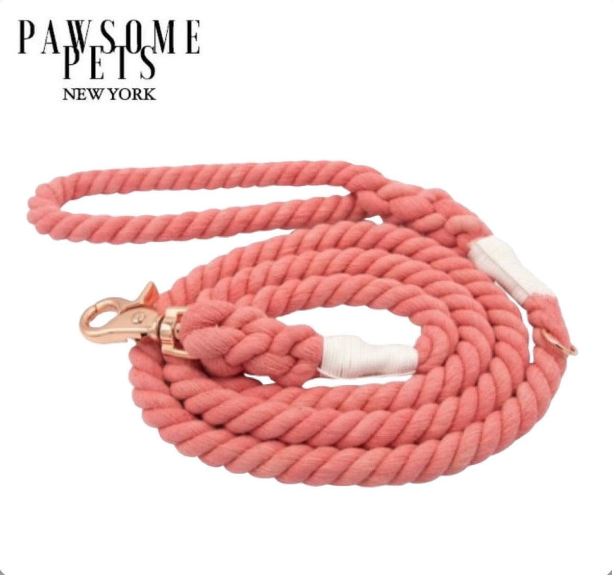 Cotton Rope Dog Leash – PRIMROSE