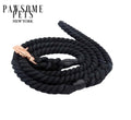 Cotton Rope Dog Leash – NOIR