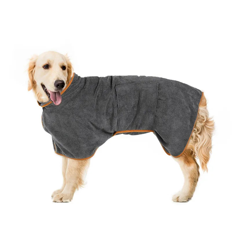 Pet Bath Robe & Drying Towel