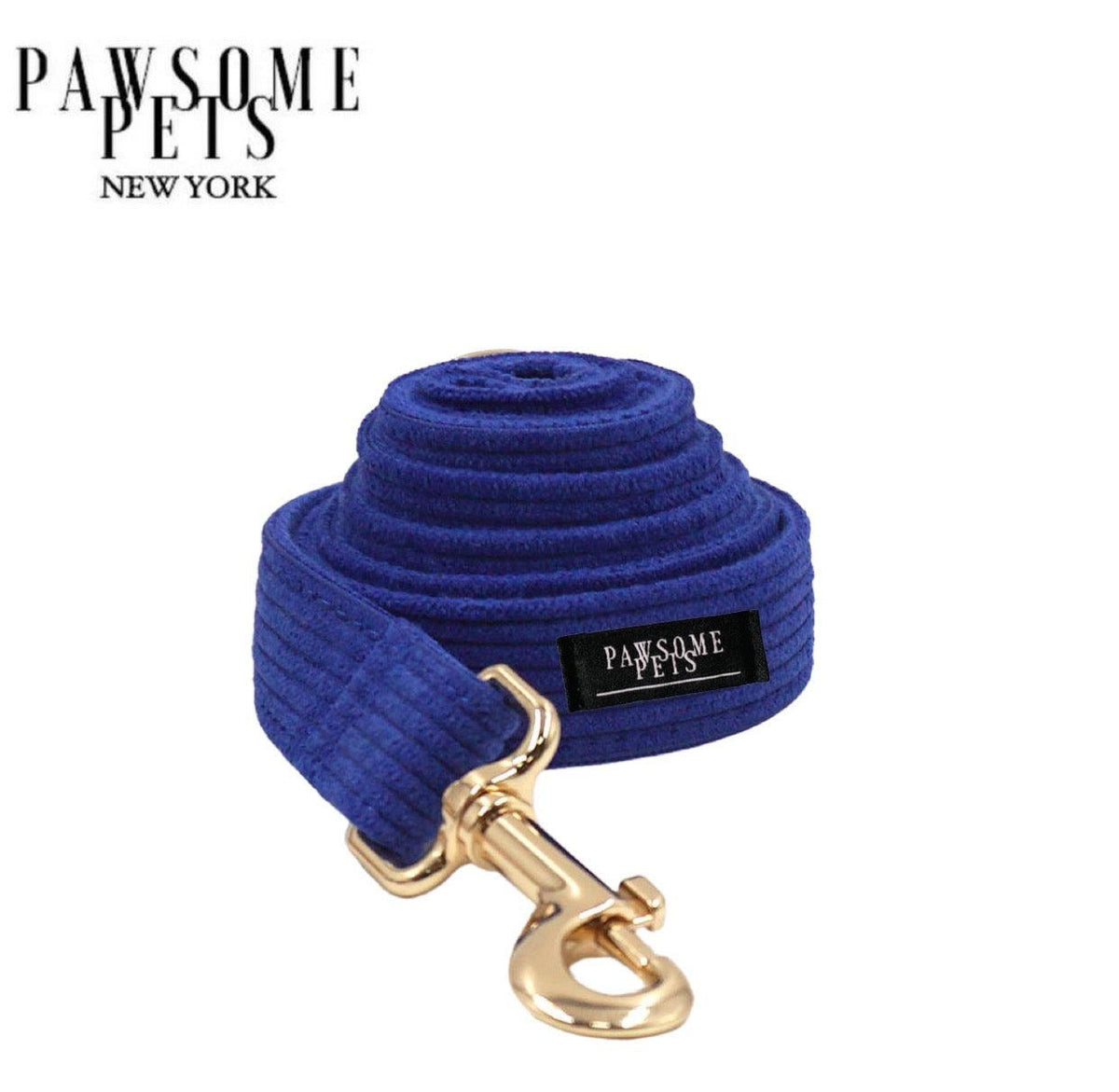 Classic Fabric Dog Leash – SAPPHIRE