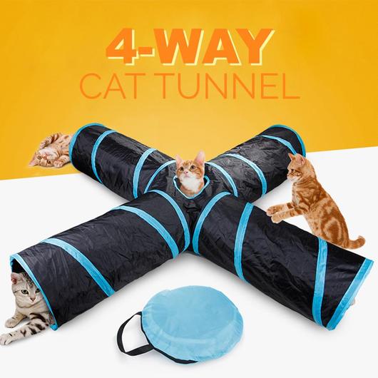 3-Way Cat Play Tunnel