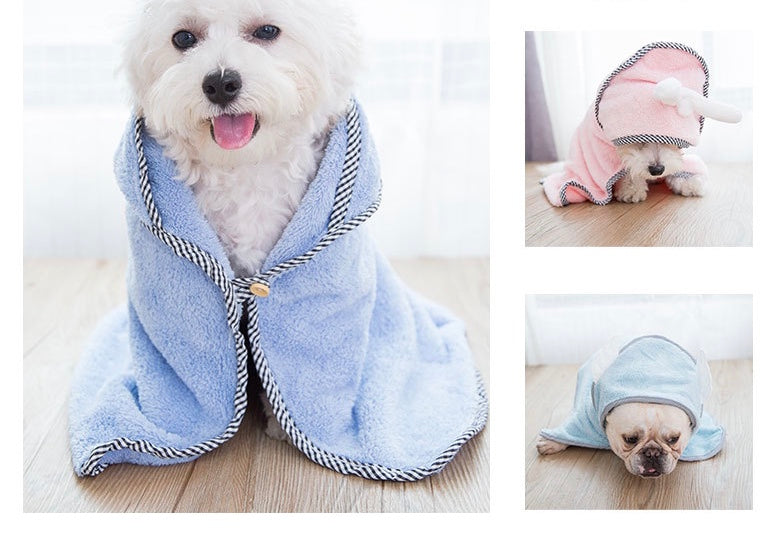Cozy Pet Bathrobe for Dogs & Cats – product view