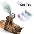 Crinkle Kicker Cat Toy with Feather Detail