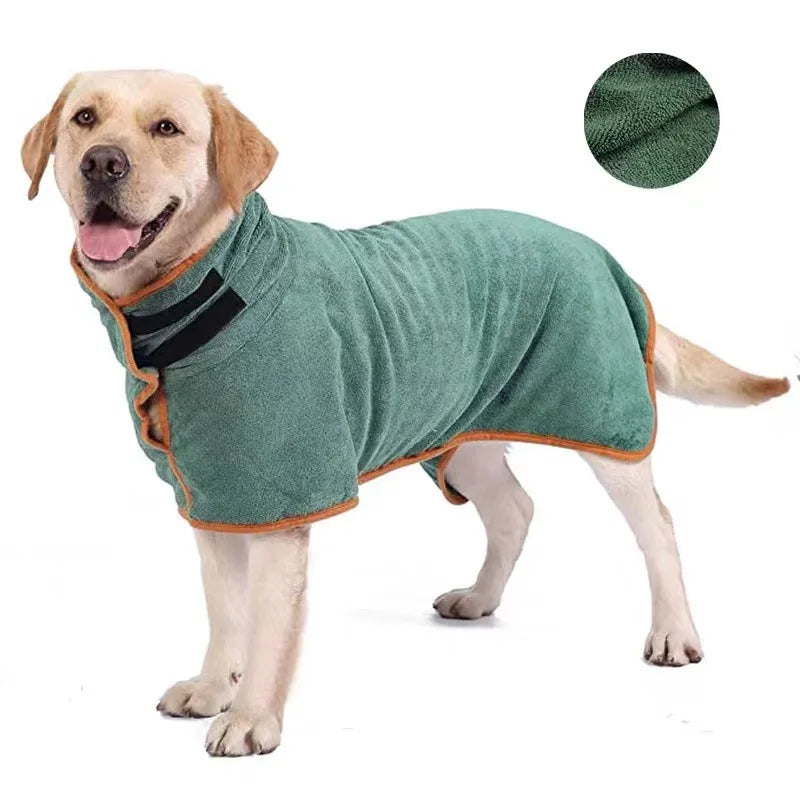 Pet Bath Robe & Drying Towel