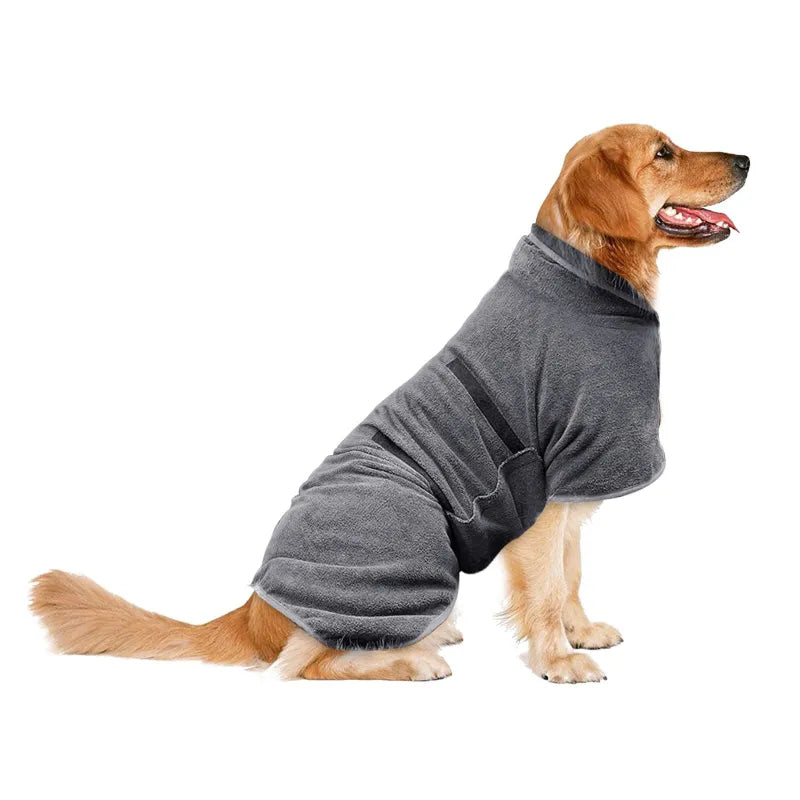 Pet Bath Robe & Drying Towel