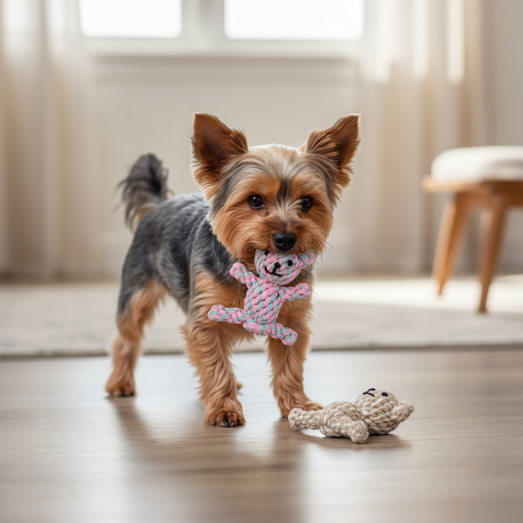 Bear Buddies Handcrafted Rope Dog Toy