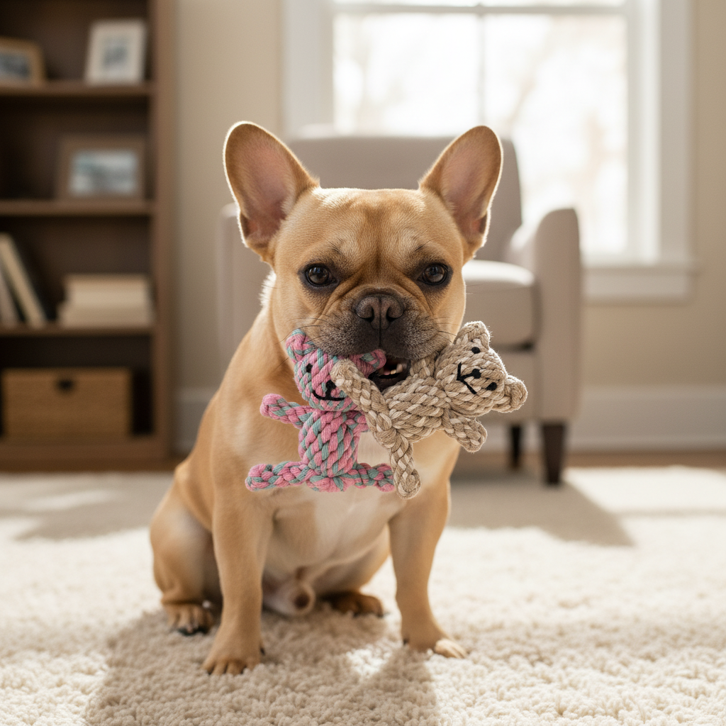 Bear Buddies Handcrafted Rope Dog Toy